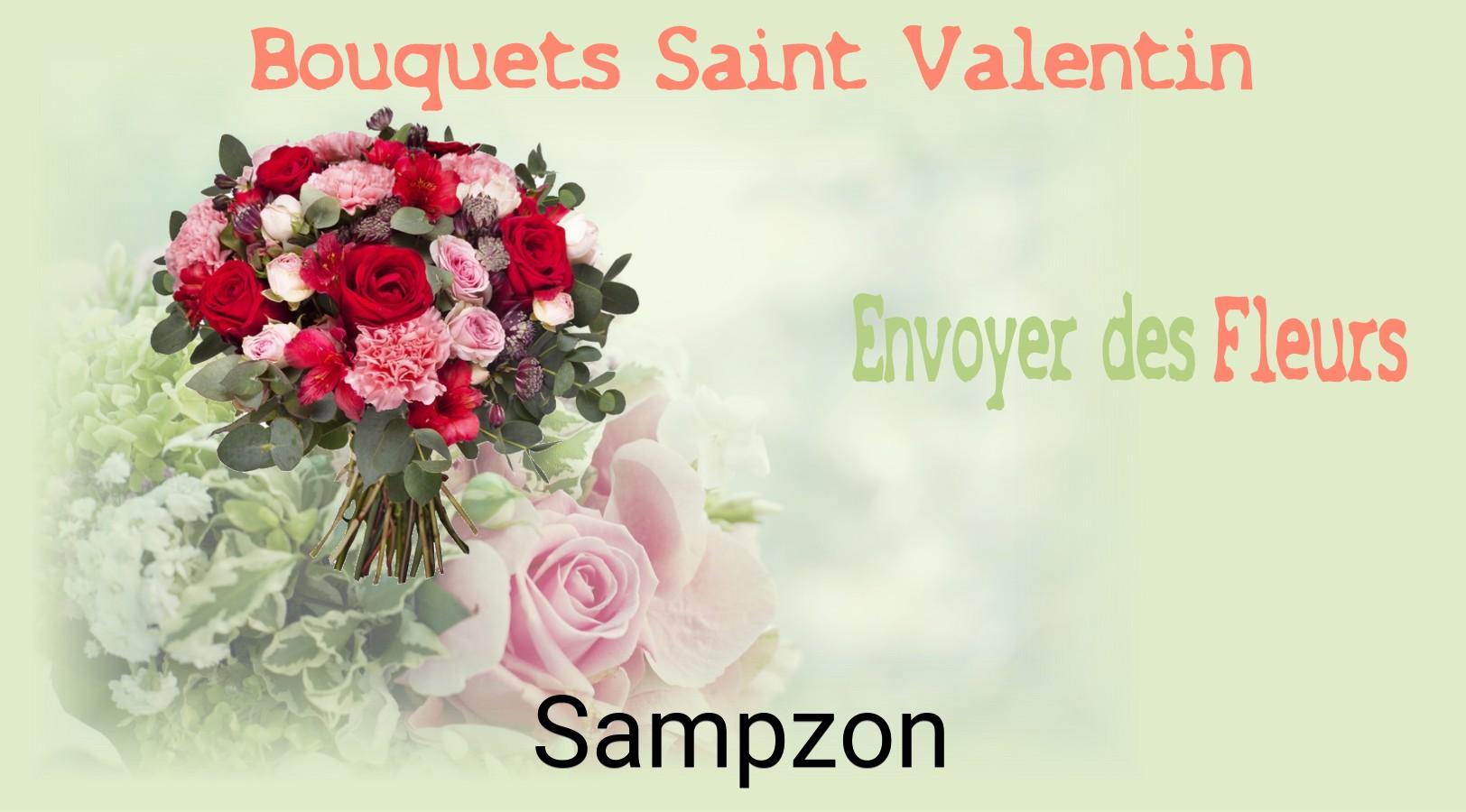 Roses de Saint-Valentin livrées à Sampzon